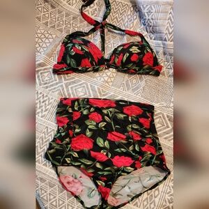 Cocoship two-piece Retro Swimsuit